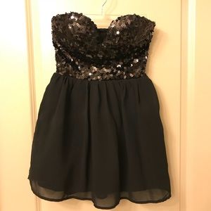 Strapless Mini Dress
